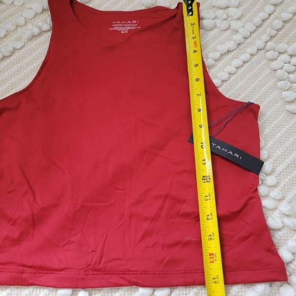 NWT Tahari Cropped Tank M - Picture 6 of 8